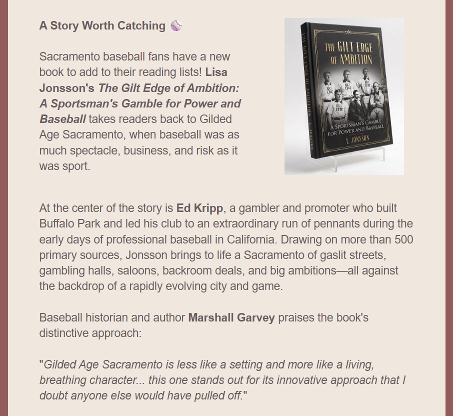 Historical Society Newsletter